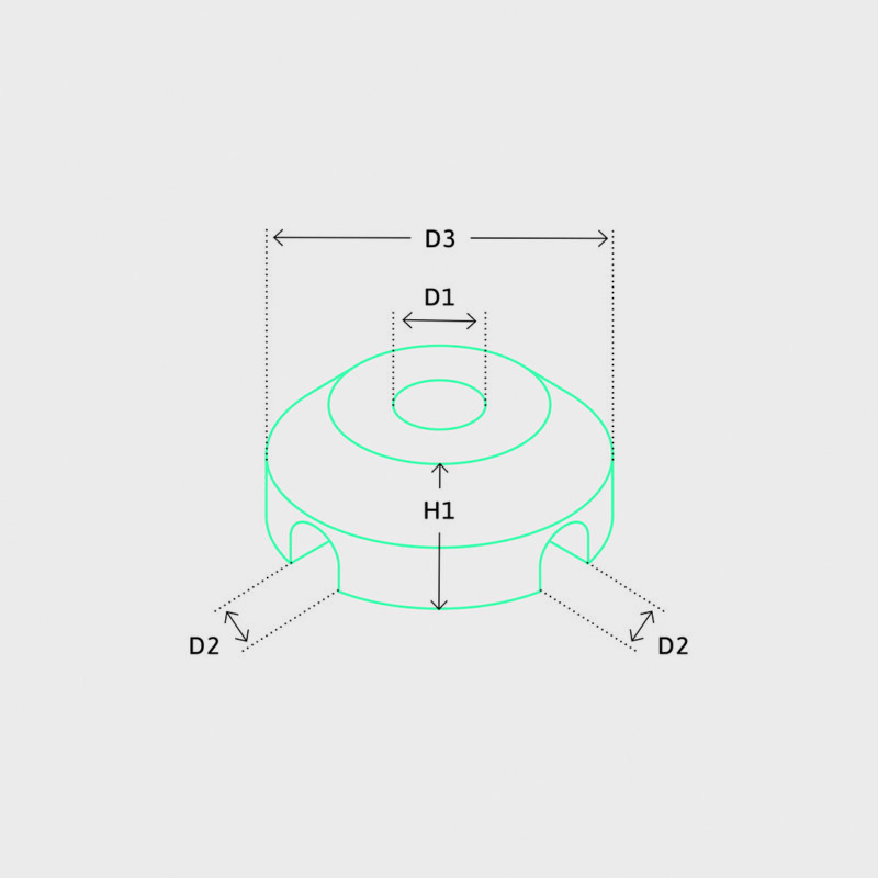 Infusionsconnector Mini Cross Grafik